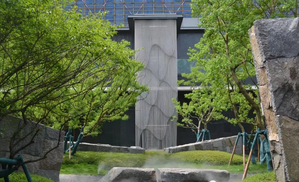 Decorative Chain Link Curtains for Office Partitions & Room Dividers