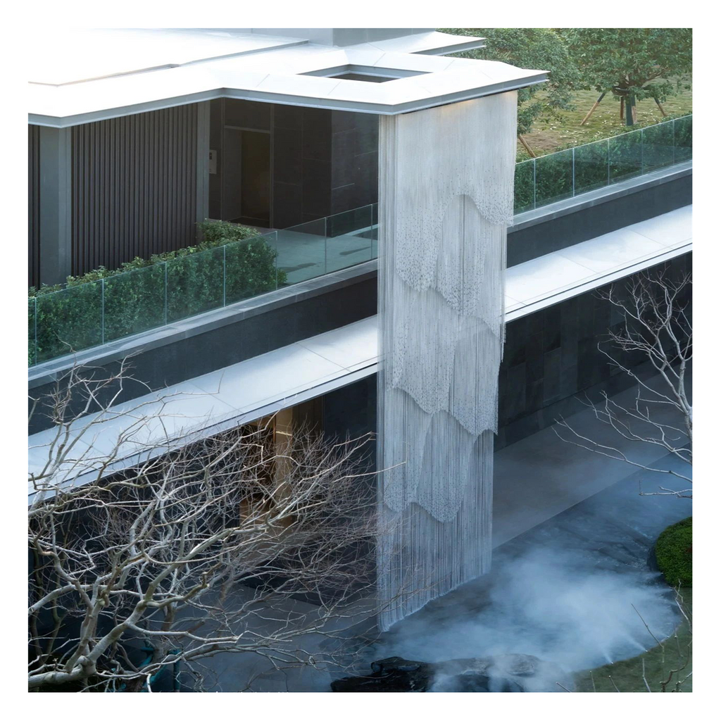 Decorative Chain Link Curtains for Office Partitions & Room Dividers