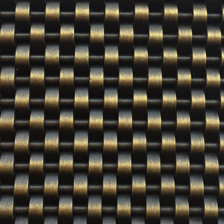 XY-1405G Woven Metal Antique Brass Finished Mesh for Interior Decoration