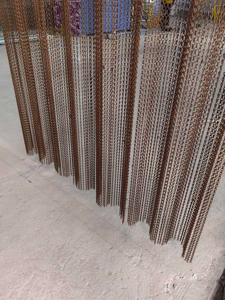 Lightweight Anodized Aluminum Chain Curtains for Ceilings & Walls