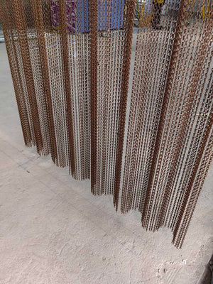 Lightweight Anodized Aluminum Chain Curtains for Ceilings & Walls