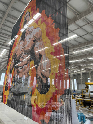 Aluminum Chain Curtains for Exhibitions, Stage Design & Retail Displays